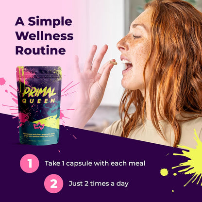 Primal Queen Female-Optimized Beef Organ Superfood Supplement (Beef Liver, Kidney, Heart, &amp; 3 More) - 100% Grass Fed, Pasture Raised - 3rd Party &amp; Clinically Tested